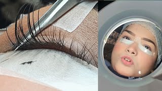 PERMANENT EYELASH EXTENSION APPLICATION  Beginners Lashing Guide Eyelash Extensions [upl. by Amoihc719]