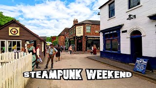 Ironbridge Victorian Museum Steampunk Weekend in 4K 60fps [upl. by Roid857]