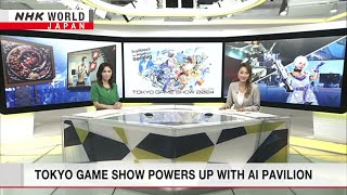 Tokyo Game Show powers up AI pavilionーNHK WORLDJAPAN NEWS [upl. by Prady395]