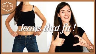 How to find the perfect jeans for your body type  Basic wardrobe  Justine Leconte [upl. by Amathist]