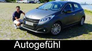 2016 Peugeot 208 Facelift FULL REVIEW test driven Allure Blue HDi 100 [upl. by Enileoj]