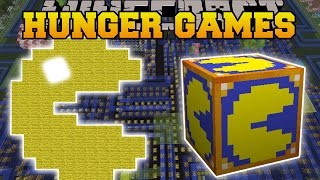 Minecraft PACMAN HUNGER GAMES  Lucky Block Mod  Modded MiniGame [upl. by Taam86]