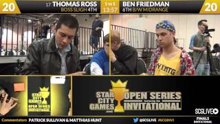 SCGINVI  Invitational  Finals  Thomas Ross vs Ben Friedman [upl. by Misti]