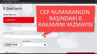 Ziraat İnternet Bankacılığı Açma wwwziraatbankcomtr [upl. by Zednanref]