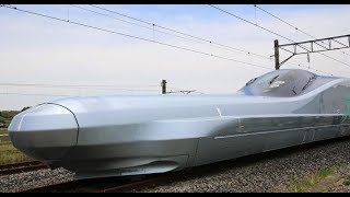 Worlds Fastest Bullet Train AlfaX Starts HighSpeed Tests in Japan [upl. by Barbur]