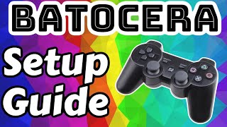 PlayStation Style Controller Setup amp Mapping Guide On Batocera  How To Map Gamepad Controller [upl. by Rhtaeh101]