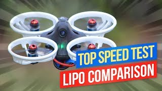 FPV Drone Speed Test ET115 V2  Lipo Battery Comparison [upl. by Ojeibbob]