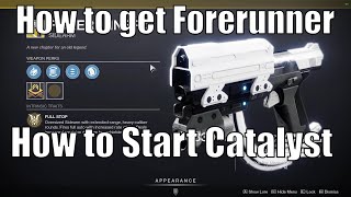 How to get Forerunner  How to start the Forerunner Catalyst  Strange Key  Dares of Eternity [upl. by Snowber]