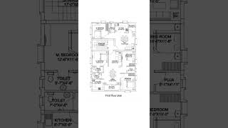 35x53 house plan south facing 1872 sqft homeplan housedesign home shorts [upl. by Erdei]