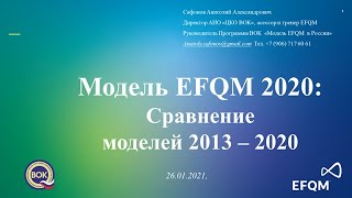 МОДЕЛЬ EFQM 2020 СРАВНЕНИЕ МОДЕЛЕЙ 2013 и 2020 года [upl. by Seaden880]