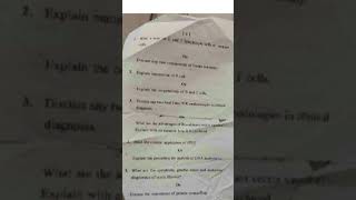 Msc biotechnology first semester paper shorts youtubeshorts previous paper [upl. by Danila436]