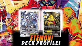 POOPY DECK BlackYellow Black Etemon Poop Deck Profile Digimon EN 2024 [upl. by Norej]