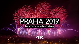 💥 4K  Novoroční ohňostroj Praha 2019  Makalu Fireworks [upl. by Varhol]