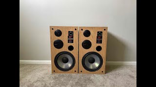 Acoustic Audio HCD12 3 Way Home Floor Standing Speakers [upl. by Einahc]