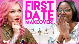 FIRST DATE SURPRISE MAKEOVER Stalled w Kandee Johnson [upl. by Argyle]