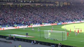 100617  Scotland 22 England  Leigh Griffiths free kick 1 1080p HD [upl. by Nickola]