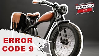 How to fix error code 9 on electric bike [upl. by Lachance]