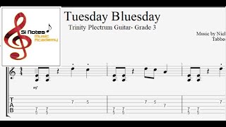 Tuesday Bluesday  Trinity Plectrum Guitar  Grade 3 [upl. by Teodor]