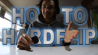 Fingerboard Trick Tip  Hardflip [upl. by Garceau205]