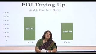 Investment in India is Stuck at 2025 of GDP  FDI Declining [upl. by Iznil]