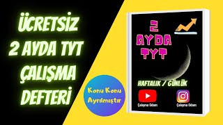 2 Ayda TYT Bitirme Programı  YKS [upl. by Any836]