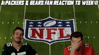 A Packers amp Bears Fan Reaction to NFL Week 11 [upl. by Chrystal340]