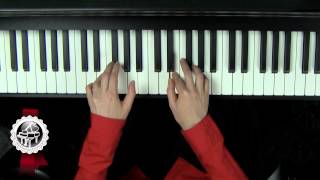 BEETHOVEN  quotOde to Joyquot from Symphony No9 Easy Piano Tutorial SLOW [upl. by Adnahs672]