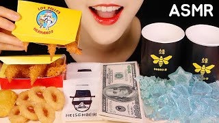 BREAKING BAD FOODS ASMR CRYSTAL CANDY EDIBLE MONEY WEIRD FOOD ASMR [upl. by Kizzie]