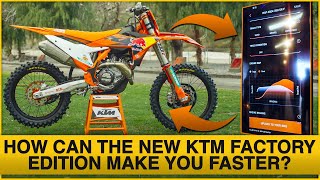 Can the 2024 KTM 450 SXF Factory Edition Make You Faster  First Look [upl. by Aliak]