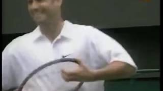 2001 Wimbledon 12  Rafter vs Agassi [upl. by Gardener]