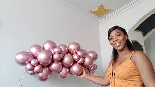 Comment accrocher des ballons au mur sans percer ballon murdeballon [upl. by Linette]