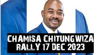 Chamisa RALLY Confirmed  17 Dec 2023  Chibuku stadium Chitungwiza [upl. by Kenyon109]