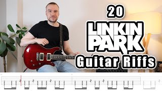 20 Linkin Park Guitar Riffs with Tabs [upl. by Lyn317]