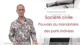 Société civile et démembrement de propriété répartition des pouvoirs usufruitier et nupropriétaire [upl. by Darcy]