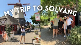 SOLVANG VLOG Wine Tasting Cottage Tour and feeding Ostriches [upl. by Sawtelle]