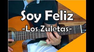 Soy Feliz  Tutorial de Guitarra  FZ academia [upl. by Ennair]