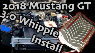 2018 Mustang GT  30 Whipple Install Day 1 [upl. by Atisor823]