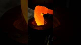 GLASS BLOWING making a HEART glass sculpture glassblowing shorts glassart art heart [upl. by Eseneg]