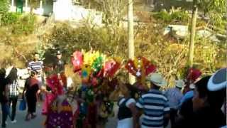 San Miguel Tlacotepec Oaxaca  Procesion Santo Niño de Atocha 01022011 [upl. by Alyal]