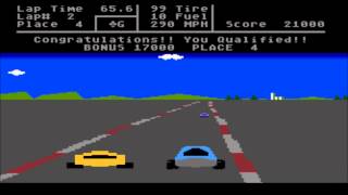 Richard Pettys Talladega for the Atari 8bit family [upl. by Chiquita]