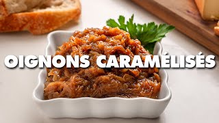 Oignons caramélisés  Comment caraméliser des oignons [upl. by Brandais]