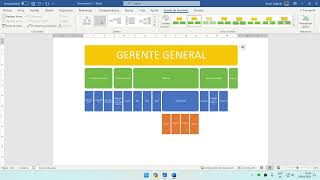 Cómo hacer un Organigrama en Word [upl. by Kroy787]