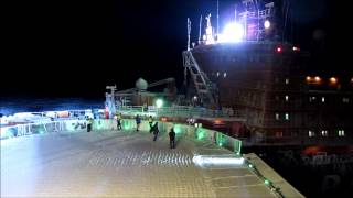 Russian nuclear icebreaker Rossiya picking up the ice pilot from MSV Nordica [upl. by Staten607]