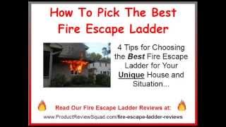 How To Pick The Best Fire Escape Ladder  Emergency Escape Ladder Tips [upl. by Ondrea908]