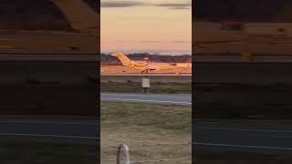 Exec Jet Landing amp Emergency vehicles MSP aviation shortsviral shorts viral [upl. by Rey]