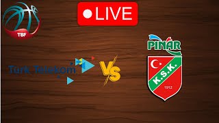 🔴 Live Turk Telekom vs Pinar Karsiyaka  Live Play By Play Scoreboard [upl. by Collar]