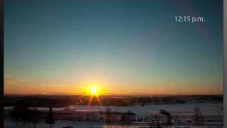 UAF  2010  Winter solstice in Fairbanks Alaska [upl. by Melcher26]