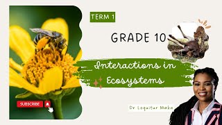 Grade 10  Interactions in ecosystems and ecological farming  Agricultural Sciences  Term 1 [upl. by Katleen]