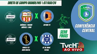 Liga MS de Futsal 2024  SEMIFINAIS Conferência Central  Campo GrandeMS  TVCH AO VIVO [upl. by Alahs521]