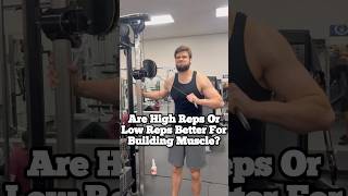 Are High Reps Or Low Reps Better For Muscle Growth workout bodybuilding fitness gym shorts [upl. by Ahsinad406]